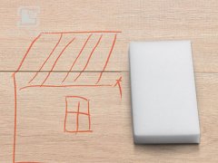 如何清除墻面涂鴉，使用納米海綿一擦即凈